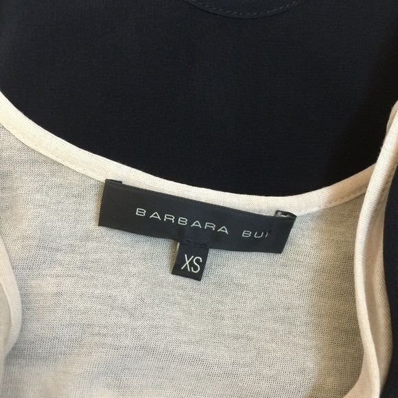 BARBARA BUI Silk top Black Nude Animal Print Layer - Picture 7 of 7